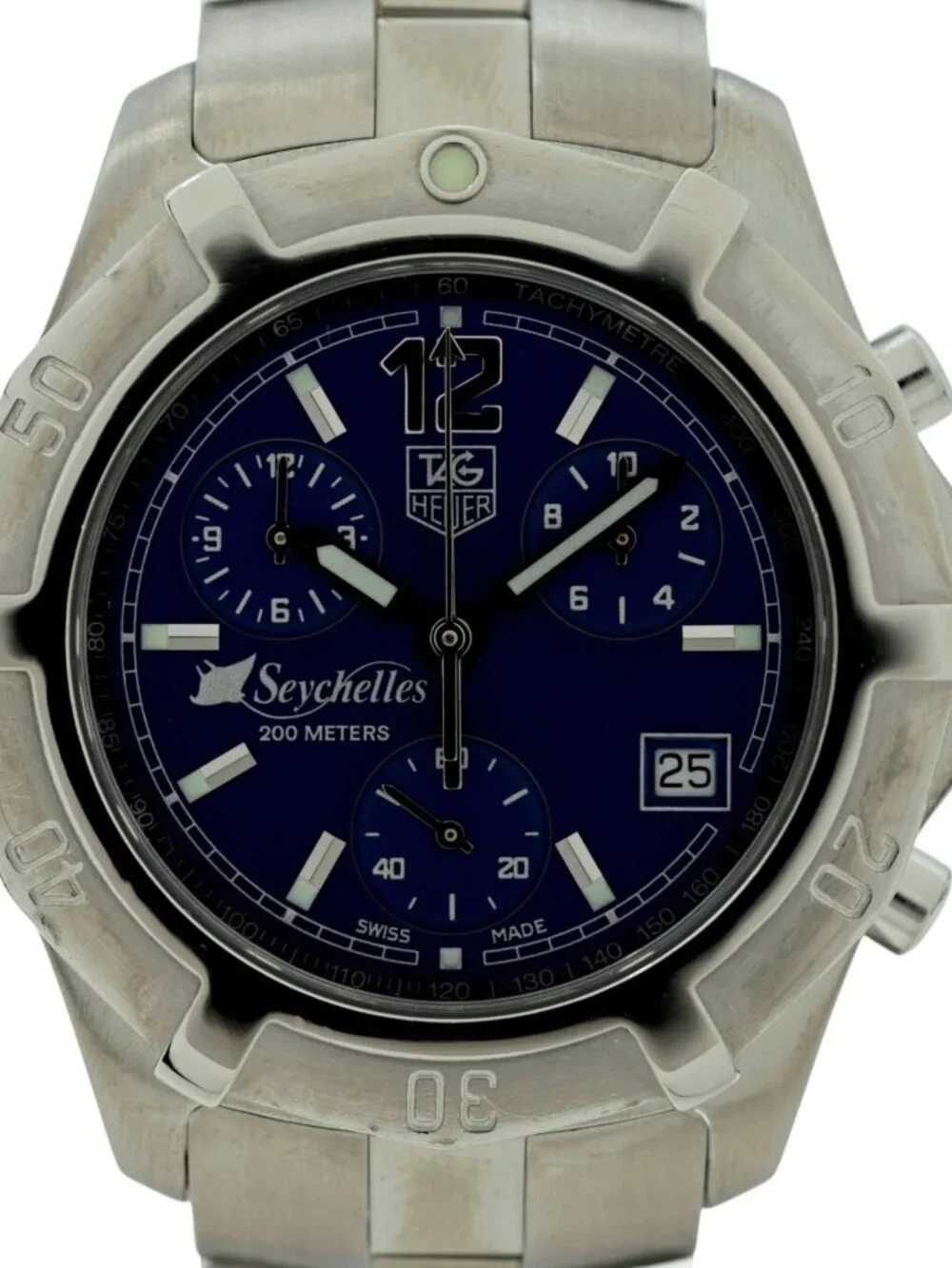 Tag Heuer 39mm Men's Seychelles Blue Limited Edition Exclusive Watch Ref CN111D!